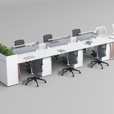 Workstation for 6 people office furniture workstation dividers table