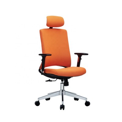 Hot Sale Fabric Upholstered Ergonomic Office Chair With Headrest