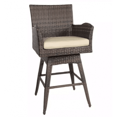 Hot Sale Cheap Commercial Used Rattan Bar Stool Restaurant Chair